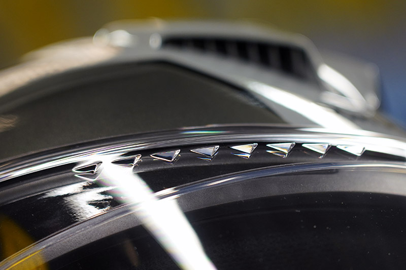 Schuberth S3 visor turbulators